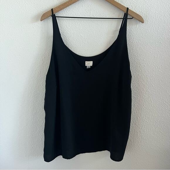 A New Day Black V Neck Slip Style Layering Tank XL - Picture 1 of 6